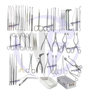 Ensemble complet d'instruments pour mastoïdectomie, kit de microchirurgie auriculaire pour procédures ORL et otologiques - Product Image 1