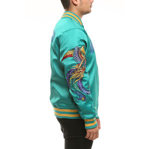 Venta al por mayor de alta calidad Zip-up chaqueta de invierno para los hombres nuevo diseño de invierno Bomber Coat Casual algodón cuerpo bordado High Street OEM - Product Image 3