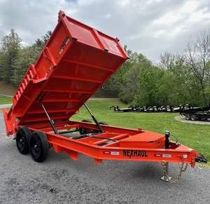 Remolque Agrícola Mini de 5 Toneladas con Eje Único para Tractor, Volquete Hidráulico, en Estado Nuevo, Usado en Construcción - Product Image 1