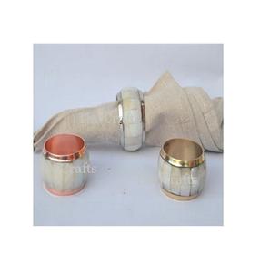 Anillo de servilleta con diseño de tenedor, servilletero de tamaño y forma personalizados, servilletero de Color plateado de latón con alta calidad - Product Image 5