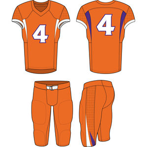 Uniforme de football américain sur mesure pour le sport, grande taille, à manches courtes, uniforme de football américain, nouvelle collection 2024 2025 - Product Image 3