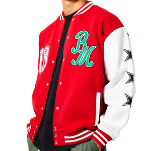 High Street personnalisé haute qualité Baseball Letterman veste à capuche pour hommes et femmes hiver saison motif Type lettre - Product Image 1