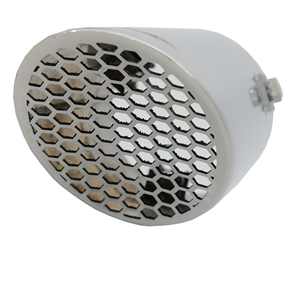 Terminale rotondo da 76 mm inclinato in acciaio inossidabile - Product Image 5