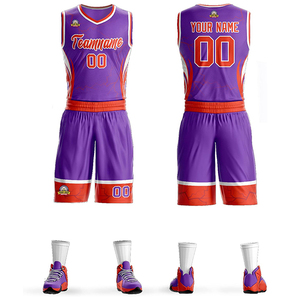 Conjunto de Uniforme de Baloncesto Personalizable - Camiseta y Pantalones Cortos Transpirables para Entrenamiento y Competición - Product Image 4