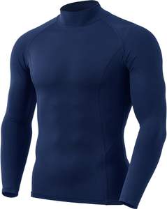 Rashguard pour homme sur mesure à manches longues 100% polyester, taille plus, vêtements de sport de fitness, matière douce, fabrication de rashguard pour homme - Product Image 5