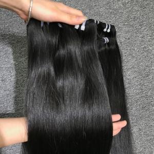 Venta caliente Extensiones de cabello natural virgen Crudo Sin procesar Paquetes frontales rectos Cutícula alineada Sin enredos que se desprenden - Product Image 5