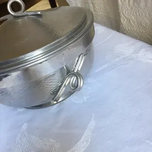 Cacerola de Acero Inoxidable para Servir Arroz y Curry |   Diseño Clásico Aislado, Antiadherente, Ecológico y Duradero, Multiusos para el Hogar - Product Image 2