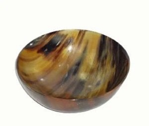 BOL EN CORNE DE BUFFALO DE MEILLEURE QUALITÉ POUR LA CUISINE BOL EN CORNE PROFONDE FAIT À LA MAIN AVEC UNE COULEUR NATURELLE EN VENTE VÉRITABLE CORNE DE NOËL - Product Image 3