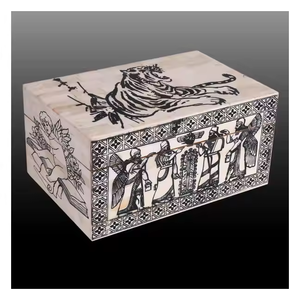 Las mejores cajas de almacenamiento con incrustaciones de hueso de calidad, incrustaciones de perlas Madre, almacenamiento personalizado para el hogar, restaurante, hogar y oficina, elegante y elegante - Product Image 3