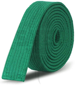 Ceintures de couleur d'arts martiaux personnalisables, légères et écologiques pour le Taekwondo et le Karaté avec broderie - Product Image 1