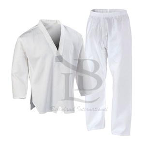 Uniforme de Taekwondo tradicional, tela duradera, diseño ligero y ajuste cómodo para principiantes y profesionales personalizados - Product Image 6