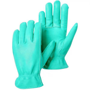 Gants de travail en cuir de chèvre vêtements de sécurité réfléchissants travail industriel abrasion résistant à la chaleur entraînement respirant - Product Image 2