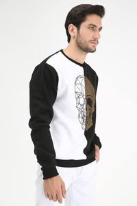 Nouvel Arrivage – Sweat-shirt Homme Hiver Col Rond Manches Longues Écologique Respirant avec Logo Personnalisé Brodé et Options de Teinture Unie 100% Coton - Product Image 4