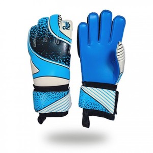 Guantes de portero de fútbol profesional dedo completo con empuñaduras fuertes palmas para niños Reema Tec - Product Image 3