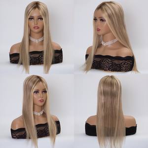 Tendencia 2026: Topper Mono de 5x6.5" con Raíz Ceniza Oscura y Balayage Rubio Pálido - 18 Pulgadas, 130% de Densidad, Cobertura Dimensional en la Corona - Product Image 6