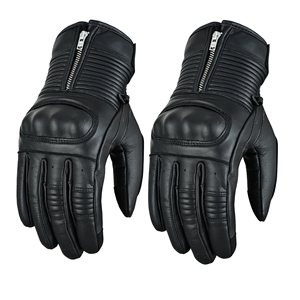 Nouveauté : Gants de moto en cuir de vachette véritable, respirants, compatibles écran tactile, design sportif pour activités de plein air - Product Image 5