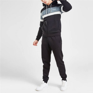 ชุดวอร์มผู้ชายไซส์ใหญ่คุณภาพดีที่สุด ผ้าฝ้าย 100% สำหรับฤดูหนาว ระบายอากาศได้ดี แห้งเร็ว มีฮู้ด ลายเรียบ แบบที่ 2 - Product Image 4