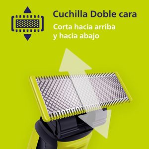 Pour QP220/51 pour lame double tranchant en acier inoxydable argentée - Product Image 2