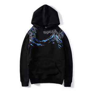 Sudadera con capucha de lavado ácido Vintage para hombre, personalizada, de peso pesado, 100%, de punto, de algodón, impermeable, con estampado de logotipo y forro de gran tamaño - Product Image 2