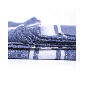 2024 Simple pequeño bordado gris Floral 100% algodón orgánico 60x40 Cm GOTS alta solidez de Color Super suave Golf toallas de cocina - Product Image 6