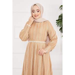 Modest Open <b>Abayas</b> Hijab Dress Lace Waist Belt Mink Silk Chiffon Soft Comfortable Long for Boys Ready Stock XS-4XL for Summer - Product Image 2