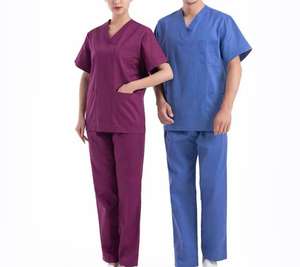 Nouveauté 2025, uniformes médicaux de haute qualité, personnalisables avec logo OEM, pour hôpitaux dentaires, tailles XL, pour médecins et salons de beauté, uniquement en sergé Ollie, à aiguille - Product Image 1