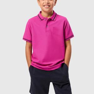 Precio al por mayor, camiseta de Modal personalizada para niños, ropa de verano para niños, logotipo impreso, cuello redondo, camisas para niños, ropa de punto de BD - Product Image 5