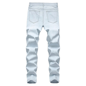 Top Selling New Premium Men's Casual Slim Fit Stretch Streetstyle Denim Pants OEM ODM Serviced Straight Style Denim <b>Jeans</b> - Product Image 2