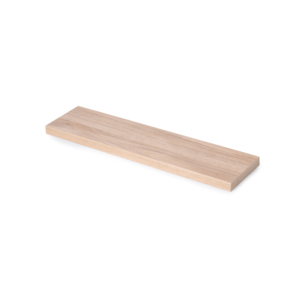 Ripiano da parete e da esposizione in legno effetto quercia Emuca 600x200mm spessore 30mm - Product Image 1