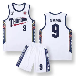 Nuevo patrón juvenil personalizado equipo completo sublimado uniforme de baloncesto - Product Image 2