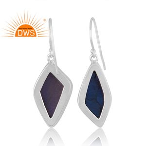 Pendientes colgantes de piedras preciosas de labradorita Natural de plata de ley de gran venta, joyería para mujer, regalo para su delicada colección - Product Image 4