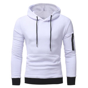 Sweat à capuche d'hiver pour homme 2025 avec logo imprimé en relief, 100% coton molletonné, vêtements de sport confortables avec poche de haute qualité - Product Image 1