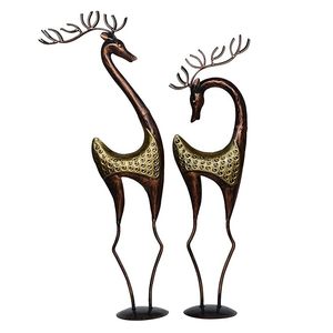 Campana de latón decorativa hecha a mano Pooja Dear en acabado dorado Campana de latón indio macizo para artículos de regalo - Product Image 4