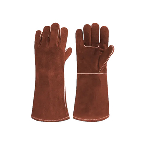 Nouveaux gants de soudage en cuir personnalisés Gun Palm en vente avec protection des mains Logo personnalisé Gants en cuir de transfert de chaleur pour hommes - Product Image 6