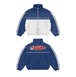 Producto Trendind, chándal cortavientos, Pantalón elástico y chaqueta con cuello, ropa deportiva, chándal deportivo - Product Image 2