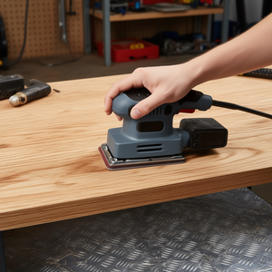 แผ่นกระดาษทรายแบบเจาะรูมาตรฐาน Stanley ขนาด 93x230 มม. สำหรับเครื่องขัด B&D - Product Image 3