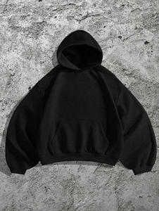 Sudadera con capucha de gran tamaño a la moda, forro polar cálido, estilo callejero Unisex para clima fresco - Product Image 4