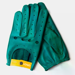 Gants de conduite en cuir de mouton véritable haute performance, doux et élégants, avec design personnalisé - Product Image 1