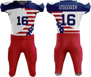 Nuevo Uniforme de Fútbol Americano Personalizado para Adultos Unisex, Camiseta Corta Transpirable, Sublimación Promocional Personalizable de Alta Calidad - Product Image 3