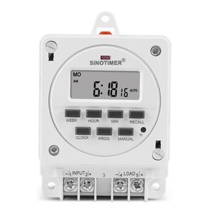 SINOTIMER TM618E Smart Power Socket <b>Plug</b> 220V 16A Programmable Timer <b>Switch</b> - Product Image 1
