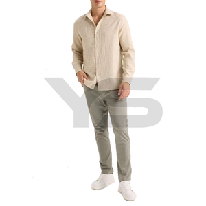 Pantalones vaqueros de mezclilla lavados a la piedra para hombre, Color sólido, cintura media, estilo recto, calidad informal para todas las estaciones, invierno, otoño y verano - Product Image 6