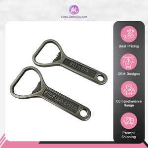 Abrebotellas de diseño vintage personalizable de calidad superior-Herramienta de barra de metal de aleación de zinc para botellas de cerveza a un precio excepcional - Product Image 4