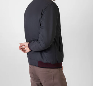 Bomber Edge Bold Style Coated <b>Camouflage</b> Formal Spring Unisex <b>Jacket</b> with Front Logo - Product Image 4