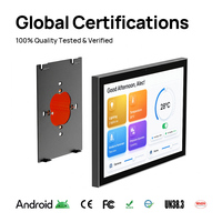 Panel de Control de Habitaciones Android NFC de 10.1 Pulgadas para Centros de Cuidado de Personas Mayores, Pantalla Táctil de Comunicación Montada en la Pared con RS485 POE, ODM