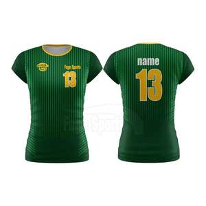 Camiseta de voleibol de entrenamiento para adultos de la mejor calidad para hombres 100% poliéster transpirable de secado rápido colores personalizados Logo gran oferta - Product Image 3