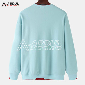 Sudaderas para Hombre, Cómodas, Cuello Redondo, Mezcla de Algodón, para Trabajar desde Casa y Uso Casual - Product Image 2