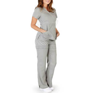 Uniforme Médico de Algodón de Primera Calidad para Mujer, Conjunto de Uniformes Médicos para Hospital, Personalizable, con Detección de Agujas - Product Image 5