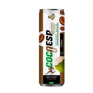 Proveedor Precio DE LA EMPRESA Mejor calidad Natural y sabor a café fresco Agua de coco 250ml Puede personalizar la etiqueta con MOQ bajo - Product Image 1
