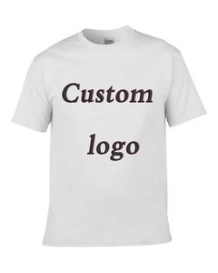 100% coton hommes T-Shirt en gros Logo personnalisé blanc sportif décontracté imprimé T est votre marque Logo bienvenue - Product Image 6