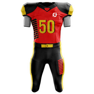 Conjuntos de Jersey de nombres de equipos deportivos de fabricación más populares con uniformes de fútbol americano de diseño personalizado - Product Image 2